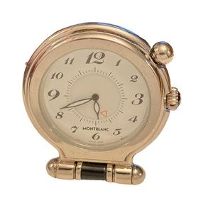 MONTBLANC MEISTERSTUCK TRAVEL ALARM CLOCK